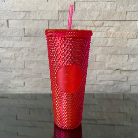 Starbucks Other - NEW❗️Neon Pink Studded Starbucks Tumbler Cup - NWT